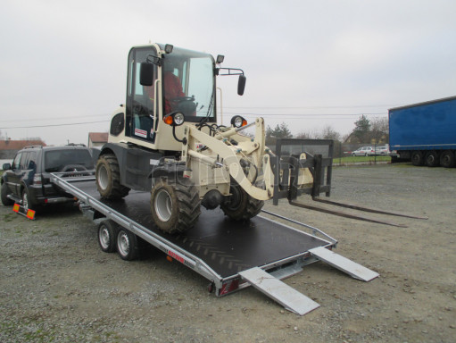 Přepravník stavebních strojů AD 3,5T B2 5,17x2,09 PLATO UNC