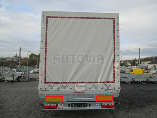 Jednonápravový 15-ti paletový vzduchem brzděný nákladní přívěs MD 10T 6,10 x 2,48/2,60 č.6