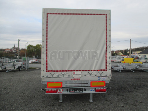 Jednonápravový 15-ti paletový vzduchem brzděný nákladní přívěs MD 10T 6,10 x 2,48/2,60 č.19