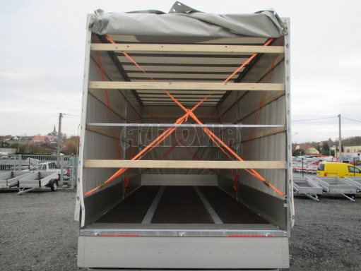 Jednonápravový 15-ti paletový vzduchem brzděný nákladní přívěs MD 10T 6,10 x 2,48/2,60 č.26