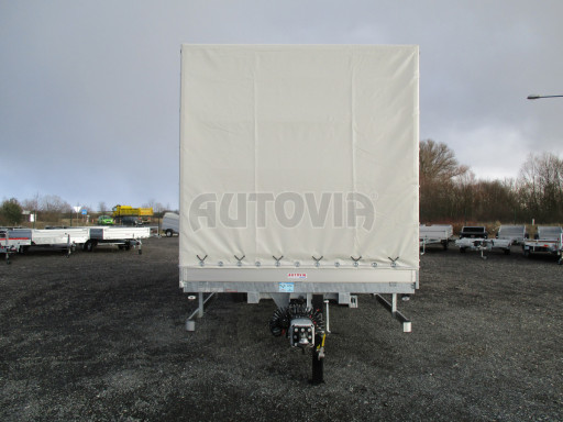 Jednonápravový 18-ti paletový vzduchem brzděný nákladní přívěs MD 10T 7,40 x 2,48/2,50 č.8