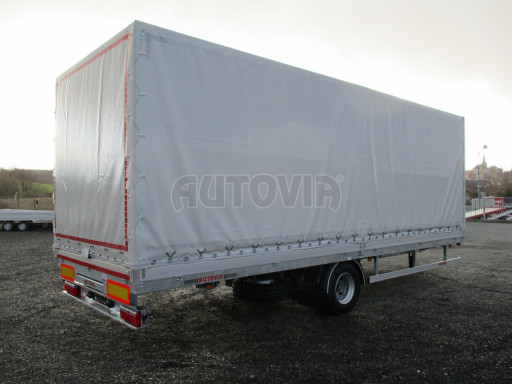 Jednonápravový 18-ti paletový vzduchem brzděný nákladní přívěs MD 10T 7,40 x 2,48/2,50 č.5