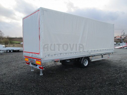 Jednonápravový 18-ti paletový vzduchem brzděný nákladní přívěs MD 10T 7,40 x 2,48/2,50 č.20