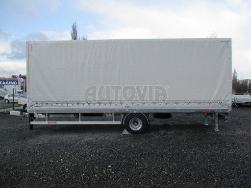 Jednonápravový 18-ti paletový vzduchem brzděný nákladní přívěs MD 10T 7,40 x 2,48/2,50 č.22