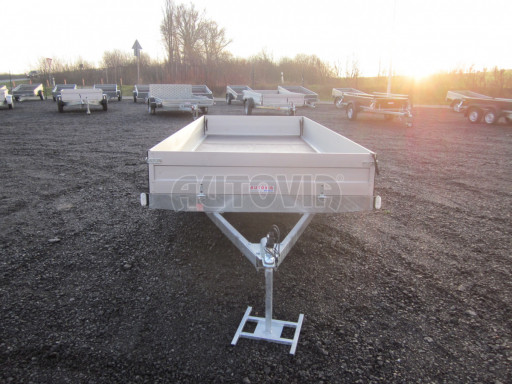 Nebrzděný univerzální jednoosý valník BGS 750kg N1 4,50x1,84/0,35 zesílená náprava