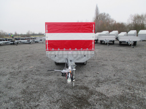 Dvouosý brzděný přívěs DN 2,7T B2 3,82x1,70/1,10