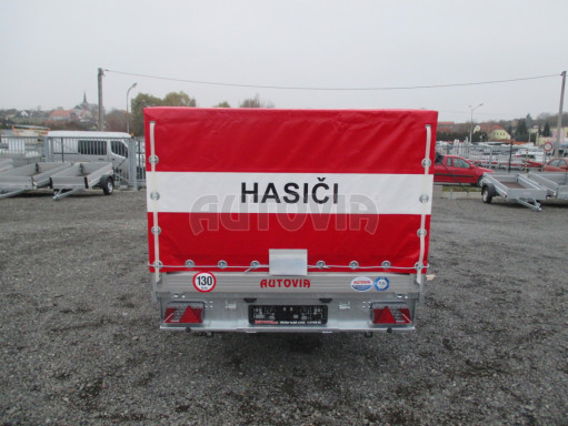 Dvouosý brzděný přívěs DN 2,7T B2 3,82x1,70/1,10