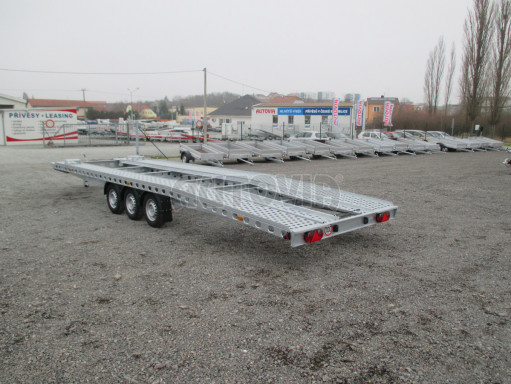 Třínápravový přepravník 2 automobilů TPAV 3,5T B3 8,00x2,20 č.2