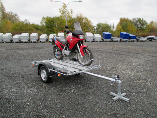 Přívěsný vozík pro přepravu motocyklů MOTO 750kg 2,06x1,09