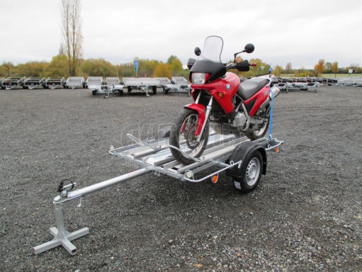 Přívěsný vozík pro přepravu motocyklů MOTO 750kg 2,06x1,09