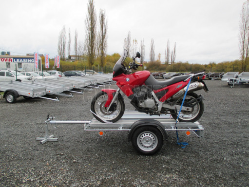 Přívěsný vozík pro přepravu motocyklů MOTO 750kg 2,06x1,09