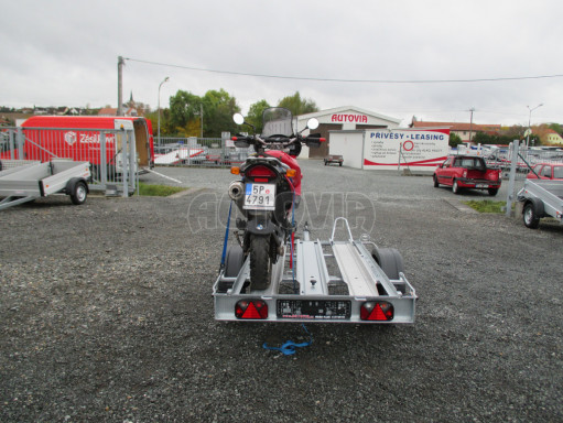 Přívěsný vozík pro přepravu motocyklů MOTO 750kg 2,06x1,09