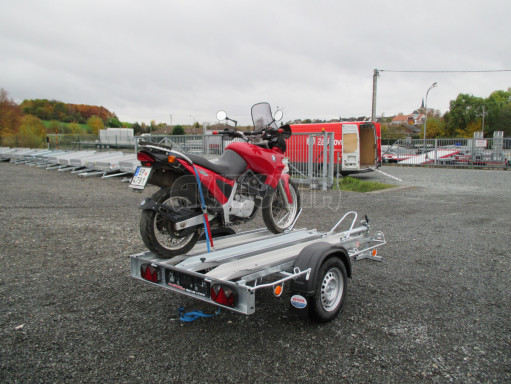 Přívěsný vozík pro přepravu motocyklů MOTO 750kg 2,06x1,09
