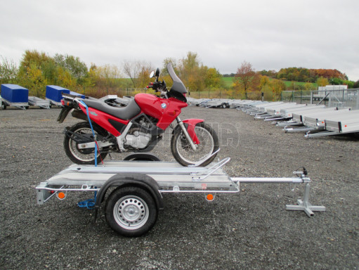 Přívěsný vozík pro přepravu motocyklů MOTO 750kg 2,06x1,09