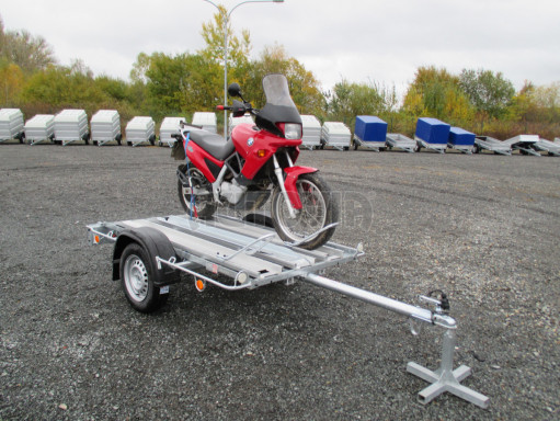 Přívěsný vozík pro přepravu motocyklů MOTO 750kg 2,06x1,09