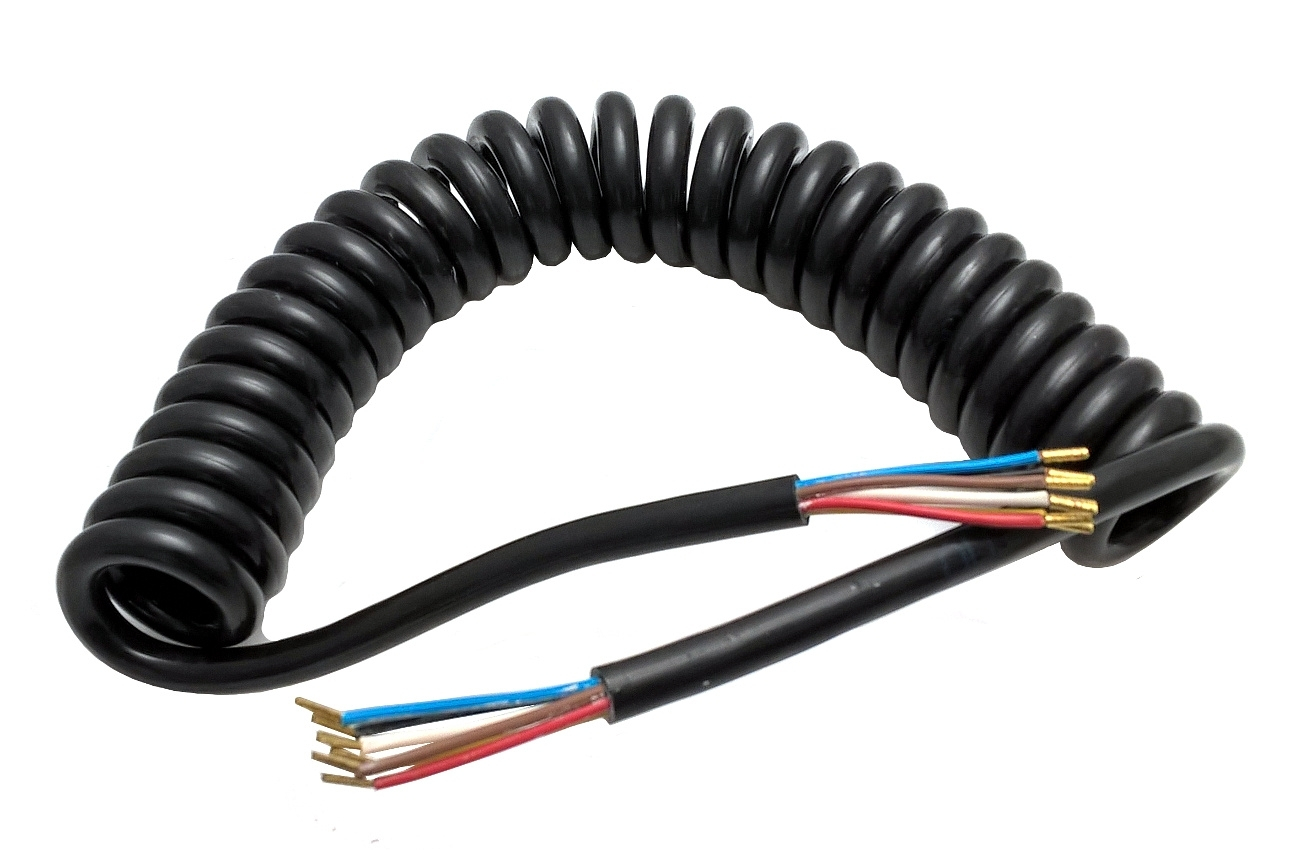 Kabel spirálový 8 žilový, 3,2 m č.1
