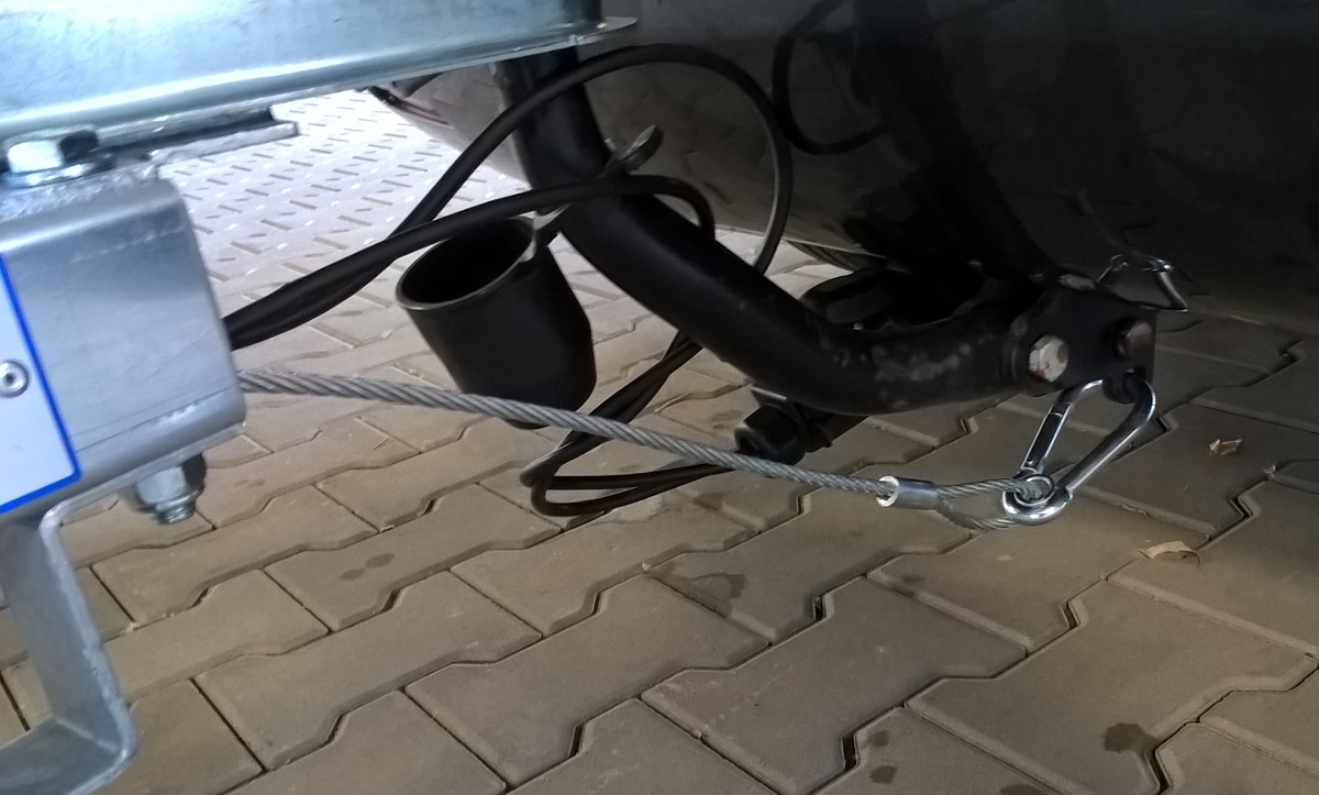 Lanko bezpečnostní záchytné s karabinou KNOTT 750 kg č.2