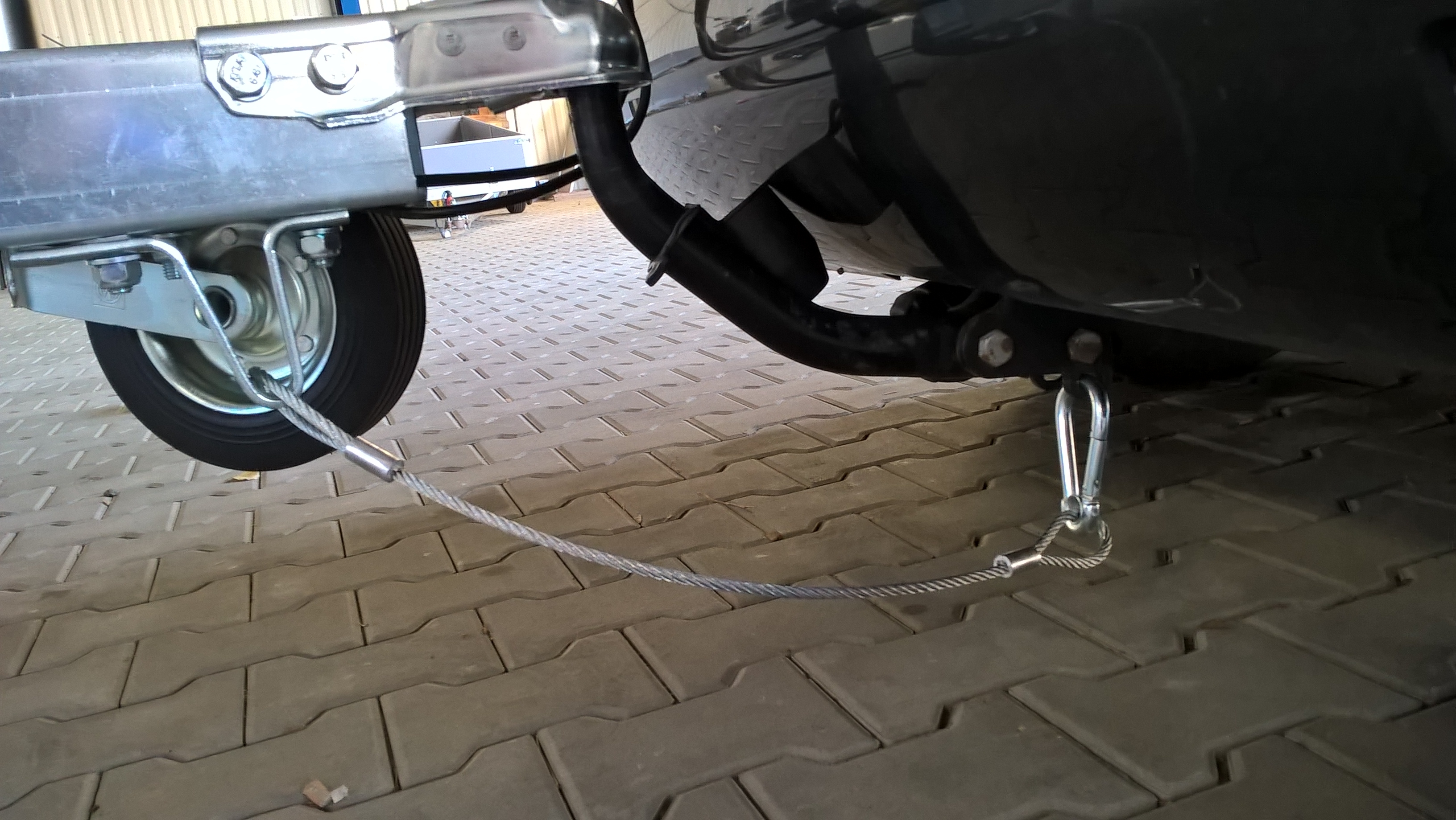 Lanko bezpečnostní záchytné s karabinou KNOTT 750 kg č.3