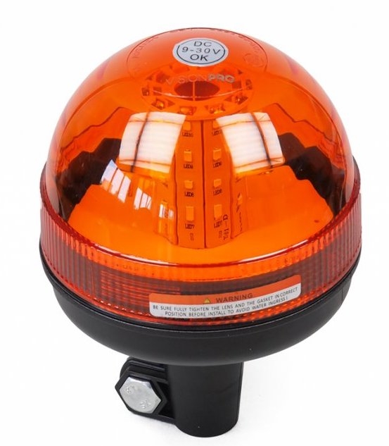 Maják VISIONPRO na tyč oranžový  LED 12/24V č.1