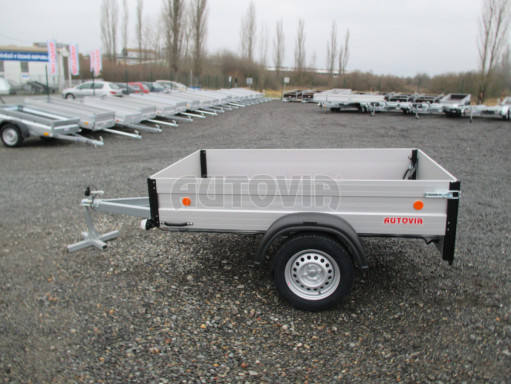 Sklopný nebrzděný přívěs ZV 7 ALU skl 2,06x1,27/0,35