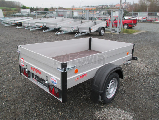 Sklopný nebrzděný přívěs ZV 7 ALU skl 2,06x1,27/0,35