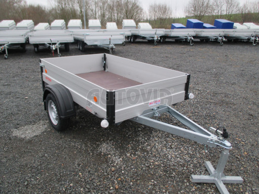 Sklopný nebrzděný přívěs ZV 7 ALU skl 2,06x1,27/0,35