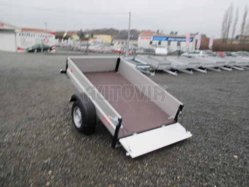 Sklopný nebrzděný přívěs ZV 7 ALU skl 2,06x1,27/0,35