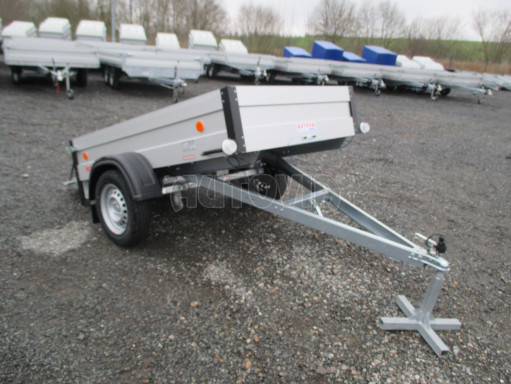 Sklopný nebrzděný přívěs ZV 7 ALU skl 2,06x1,27/0,35