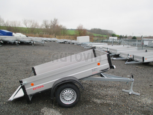 Sklopný nebrzděný přívěs ZV 7 ALU skl 2,06x1,27/0,35