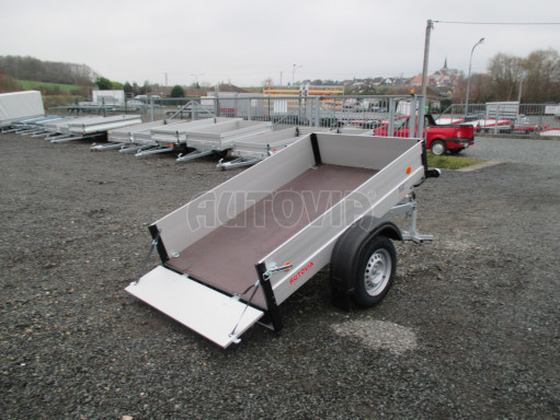 Sklopný nebrzděný přívěs ZV 7 ALU skl 2,06x1,27/0,35