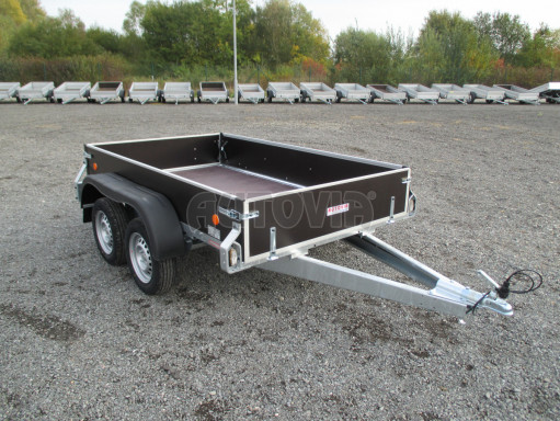 Dvouosý nebrzděný přívěs ZV 27 750kg N2 2,50x1,48/0,35M POČ