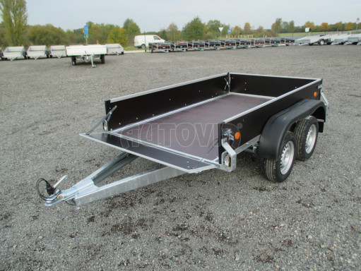 Dvouosý nebrzděný přívěs ZV 27 750kg N2 2,50x1,48/0,35M POČ