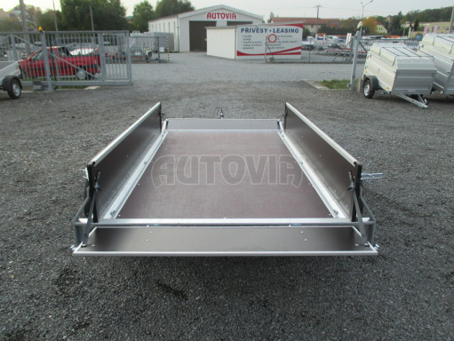 Dvouosý nebrzděný přívěs ZV 27 750kg N2 2,50x1,48/0,35M POČ