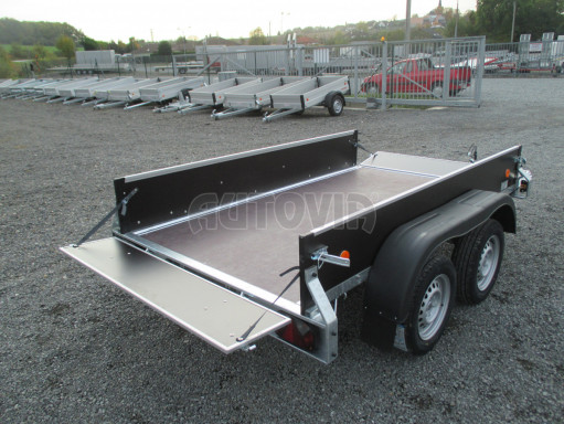 Dvouosý nebrzděný přívěs ZV 27 750kg N2 2,50x1,48/0,35M POČ