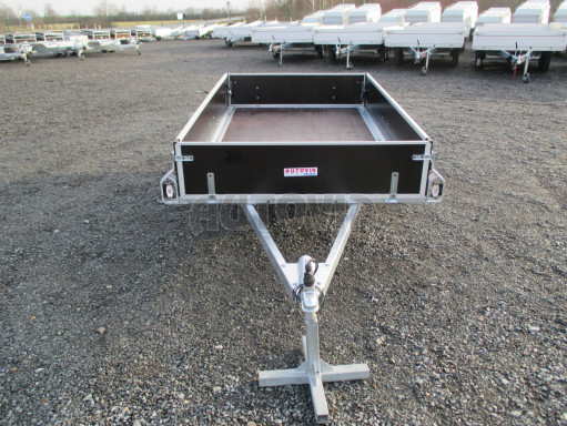 Skladový nebrzděný PROFI nákladní přívěs ZV 27 750kg N1 2,50x1,48/0,35M POČ zesílená náprava