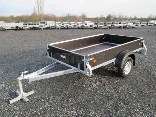 Skladový nebrzděný PROFI nákladní přívěs ZV 27 750kg N1 2,50x1,48/0,35M POČ zesílená náprava