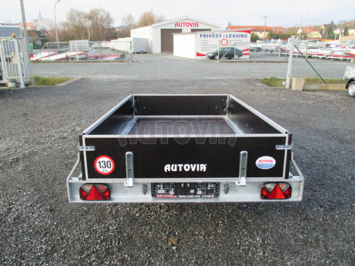 Skladový nebrzděný PROFI nákladní přívěs ZV 27 750kg N1 2,50x1,48/0,35M POČ zesílená náprava