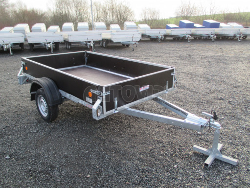 Skladový nebrzděný PROFI nákladní přívěs ZV 27 750kg N1 2,50x1,48/0,35M POČ zesílená náprava