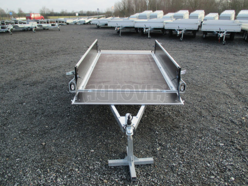 Skladový nebrzděný PROFI nákladní přívěs ZV 27 750kg N1 2,50x1,48/0,35M POČ zesílená náprava