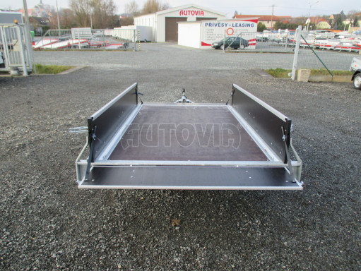 Skladový nebrzděný PROFI nákladní přívěs ZV 27 750kg N1 2,50x1,48/0,35M POČ zesílená náprava