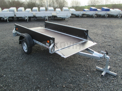 Skladový nebrzděný PROFI nákladní přívěs ZV 27 750kg N1 2,50x1,48/0,35M POČ zesílená náprava