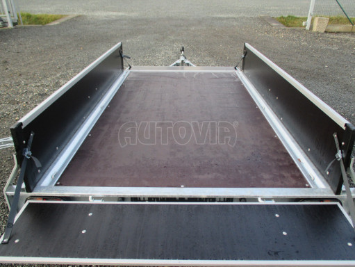 Skladový nebrzděný PROFI nákladní přívěs ZV 27 750kg N1 2,50x1,48/0,35M POČ zesílená náprava