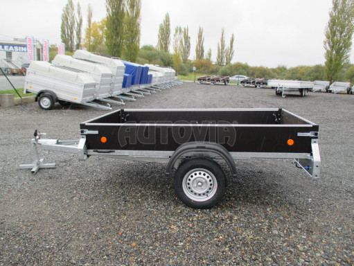 Přívěsný vozík sklopný ZV 27 750kg N1 skl 2,50x1,48/0,35 M zesílená náprava POČ