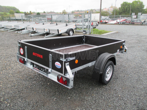 Přívěsný vozík sklopný ZV 27 750kg N1 skl 2,50x1,48/0,35 M zesílená náprava POČ