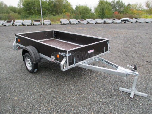 Přívěsný vozík sklopný ZV 27 750kg N1 skl 2,50x1,48/0,35 M zesílená náprava POČ