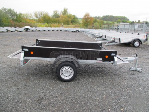 Přívěsný vozík sklopný ZV 27 750kg N1 skl 2,50x1,48/0,35 M zesílená náprava POČ