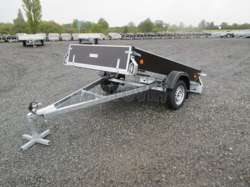 Přívěsný vozík sklopný ZV 27 750kg N1 skl 2,50x1,48/0,35 M zesílená náprava POČ