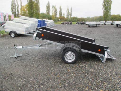 Přívěsný vozík sklopný ZV 27 750kg N1 skl 2,50x1,48/0,35 M zesílená náprava POČ