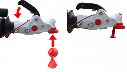 Zámek AL-KO (vložka) + Safety Ball pro AK 301/AK 351 č.1