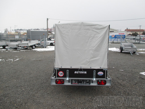 Přívěs za osobní auto s plachtou ZV 26 750kg N1 2,50x1,30/1,37